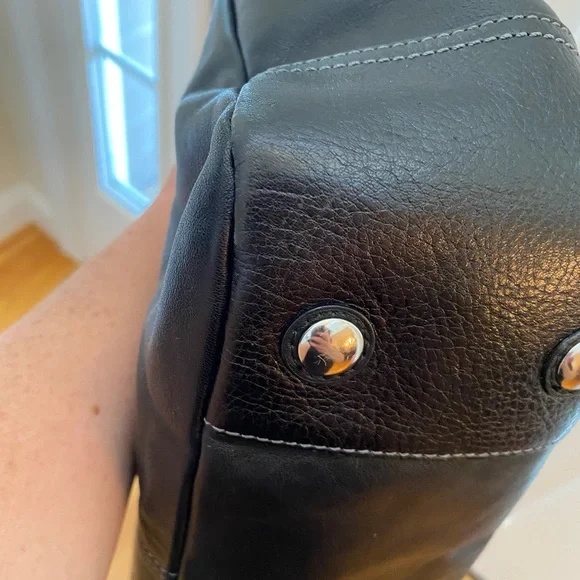 Coach East West Gallery Tote Leather Bag - Picture 14 of 16